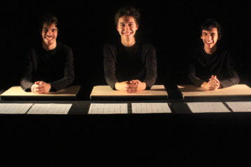 Na fotografia, o Merak Trio, grupo formado em Julho de 2017, constituído por António Machado, Francisco Cipriano e Pedro Tavares, alunos da Escola Superior de Música de Lisboa.